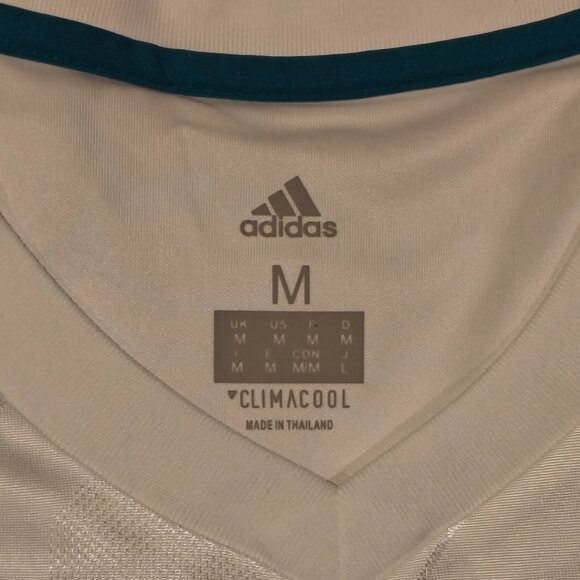 Real Madrid 2017-18 Home Jersey Adidas Men's Sizes M and L Football Soccer - Picture 14 of 16